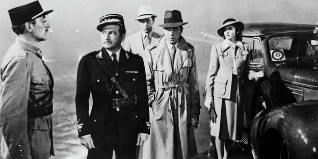 Eine Szene auf Casablanca