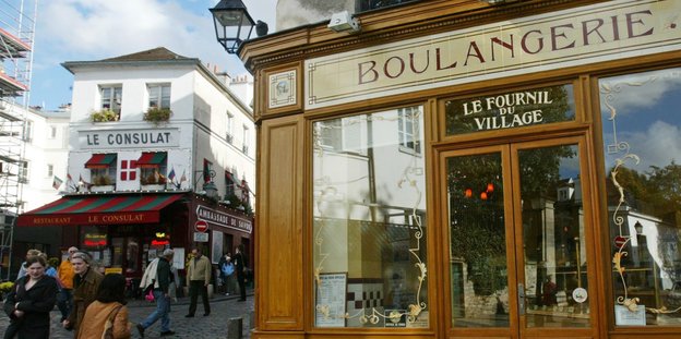 Eine Boulangerie in Monmartre