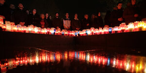 Kerzen für Slobodan Praljak in Mostar