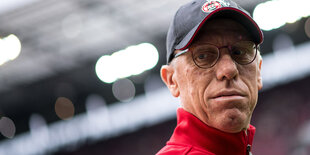 Der ehemalige Trainer des 1. FC Köln, Peter Stöger