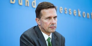 Regierungssprecher Steffen Seibert in der Bundespressekonferenz