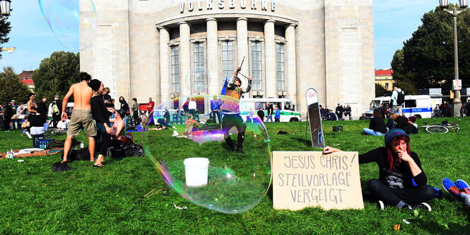 Besetzte Volksbühne