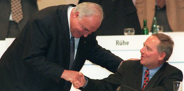 Helmut Kohl und Wolfgang Schäuble