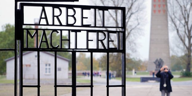 Tor zur Gedenkstätte Sachsenhausen