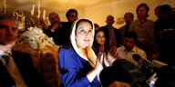 Pakistans ehemalige Regierungschefin Benazir Bhutto auf einer Veranstaltung in London im Jahr 2007​