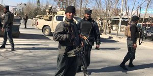 Polizisten in Kabul
