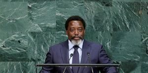Joseph Kabila spricht vor der UN