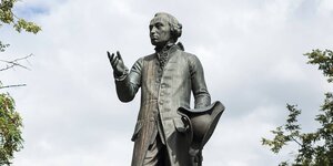 Ein Statue Immanuel Kants