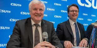 Seehofer und Scheuer