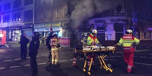 Brand im Musikladen an Silvester