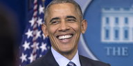 Obama lächelt