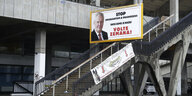 Wahlwerbung für Milos Zeman in Prag