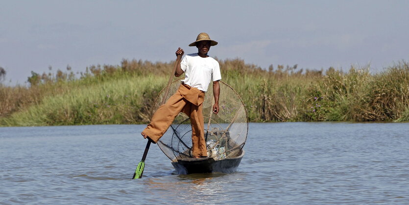 Fischer auf dem Inle See