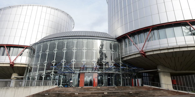 Das Gebäude des Europäischen Gerichtshofes für Menschenrechte