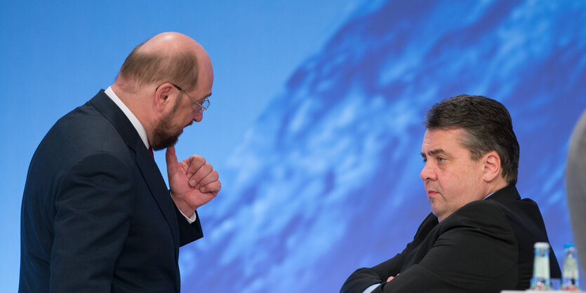 Martin Schulz und Sigmar Gabriel