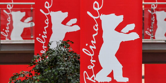 vier Berlinale-Logos nebeneinander