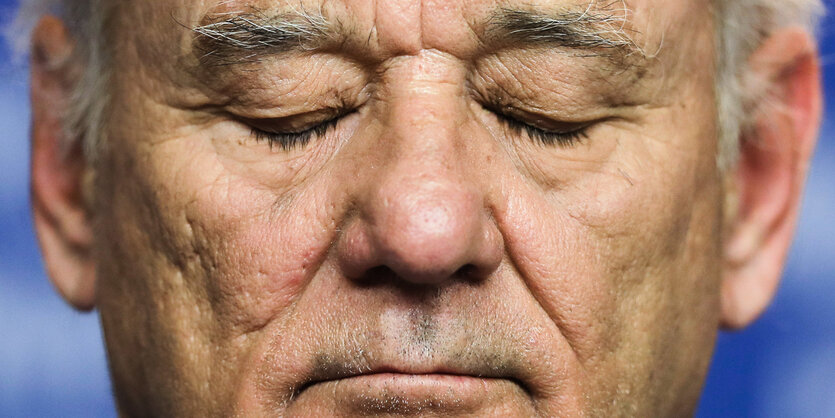 Bill Murray schließt die Augen