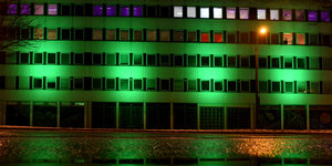 Das Rechenzentrum in Potsdam in bunten Farben