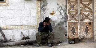 Blick auf die Stadt Kobani