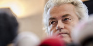 Ein blonder Mann: Geert Wilders