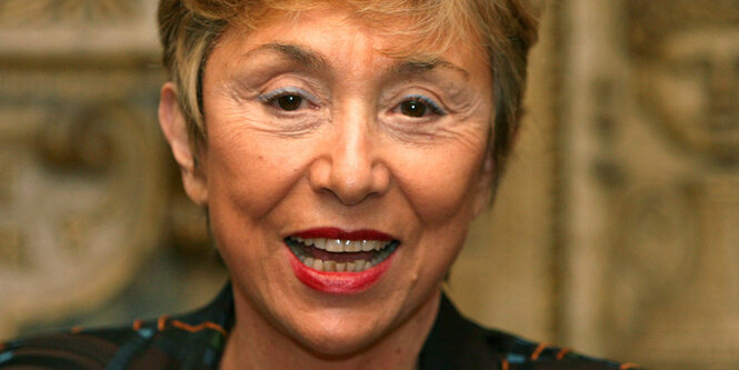 Gesicht von Julia Kristeva