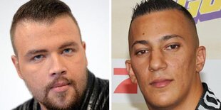 Portraits von Kollegah und Bang