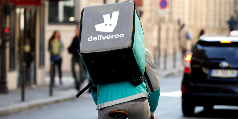 Deliveroo-Fahrer