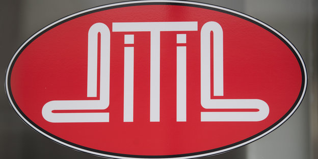 Ein Logo, auf dem Ditib steht