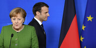 Angela Merkel und Emmanuel Macron