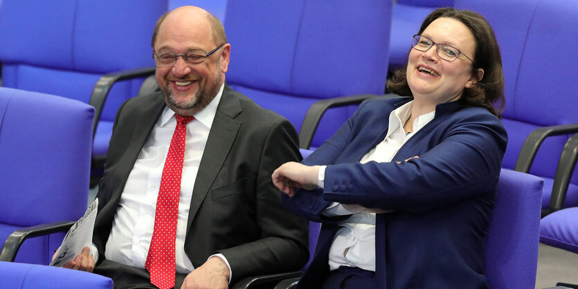 Martin Schulz und Andrea Nahles