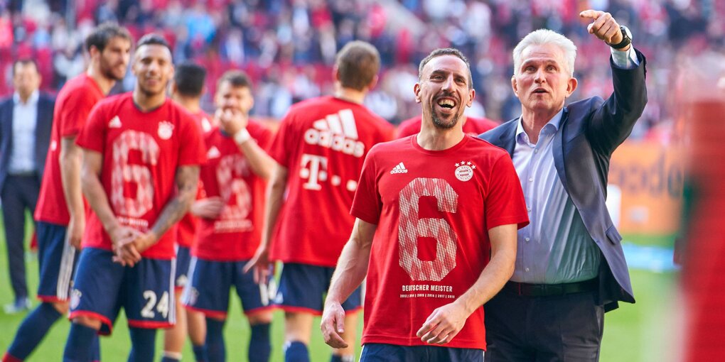 Franck Ribery und Jupp Heynckes