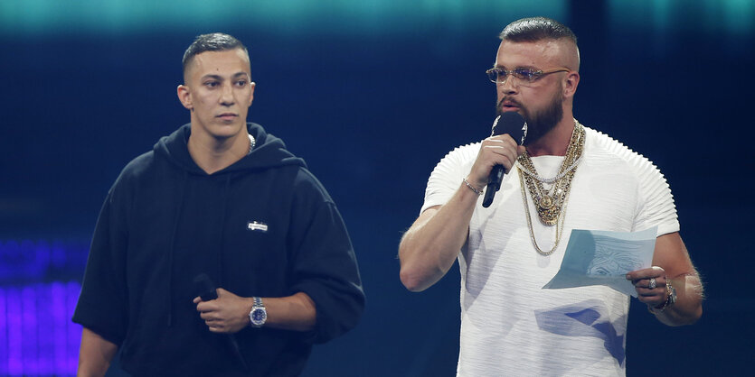 Kollegah und Farid Bang bei der Echoverleihung 2018