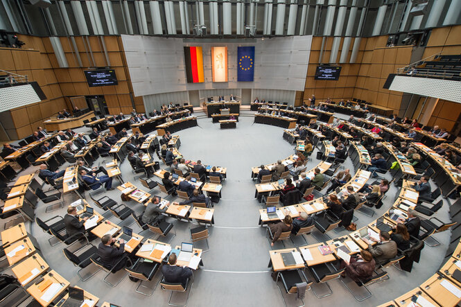 Blick ins Berliner Abgeordnetenhaus