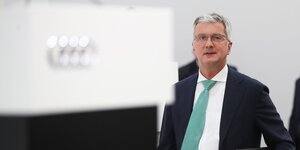 Audi-Chef Rupert Stadler kommt zur Hauptversammlung.