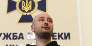 Foto des angeblich ermordeten Oppositionellen Arkadi Babtschenko