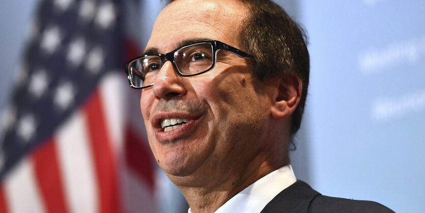 Ein Mann, Steven Mnuchin