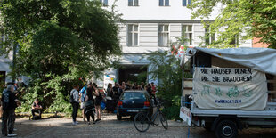 Hausbesetzung in der Reichenberger Straße in Kreuzberg