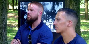 Kollegah und Farid Bang in Auschwitz