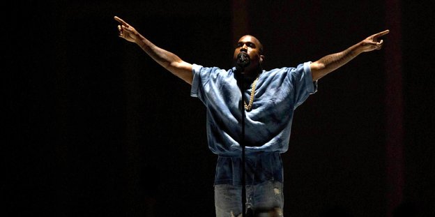 Kanye West bei einem Konzert
