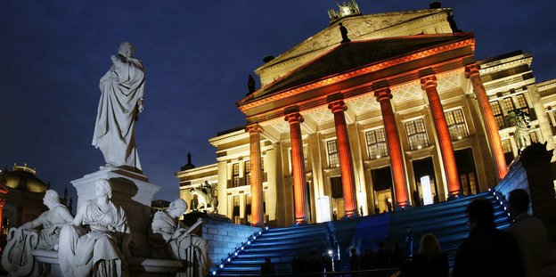 Konzerthaus in Nachtstimmung