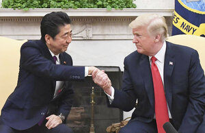 Shinzo Abe und Donald Trump