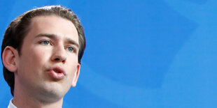 Sabastian Kurz spricht