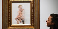 Gemälde vom nackten Donald Trump