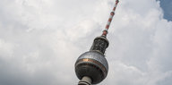Die Spitze des Berliner Fernsehturms