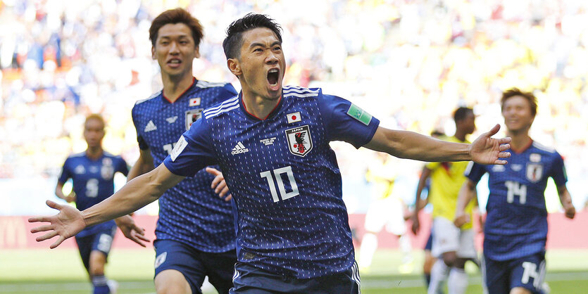 Der Japaner Kagawa dreht jubelnd ab