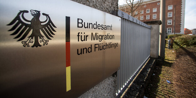Außenansicht vom Bundesamt für Migration und Flüchtlinge (Bamf) in Nürnberg