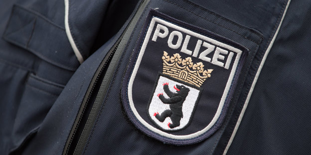 Der Bär im Wappen der Berliner Polizei