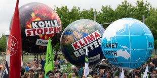 Demonstranten in Berlin