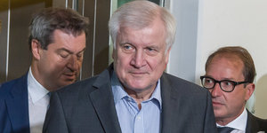 Markus Söder, Horst Seehofer und Alexander Dobrindt