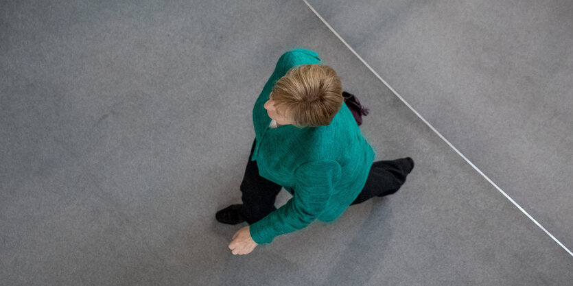 Angela Merkel verlässt den Bundestag